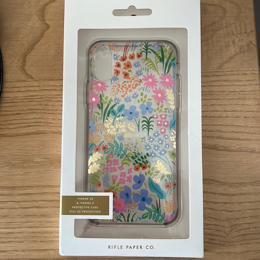 Rifle Paper Co iPhone X or XS case